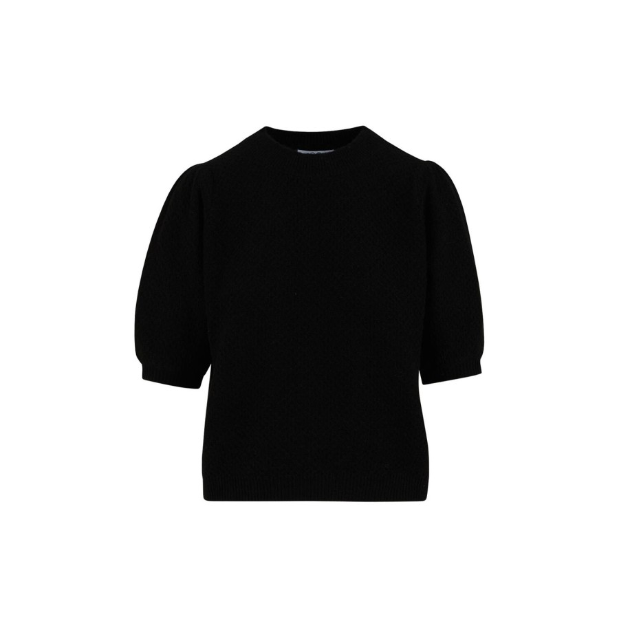 Dame Coster Copenhagen Toppe & T-Shirts | Cc Heart Elsa Alpaca Top, Black