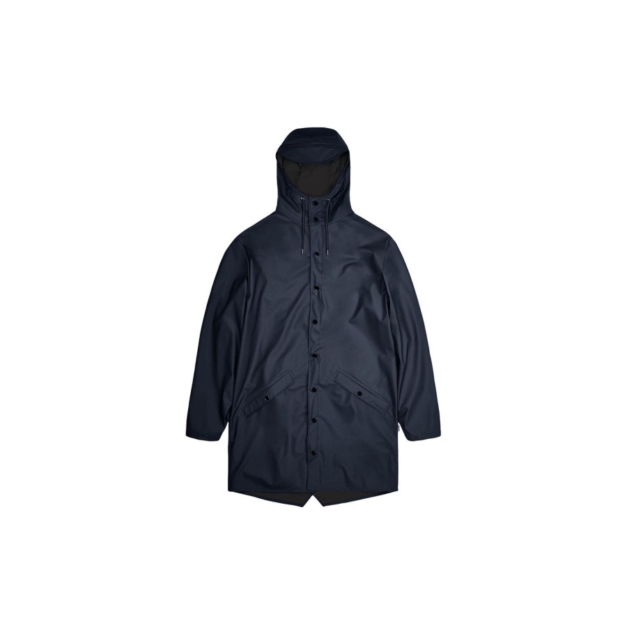 Dame Rains Overtoj | Long Jacket, Navy