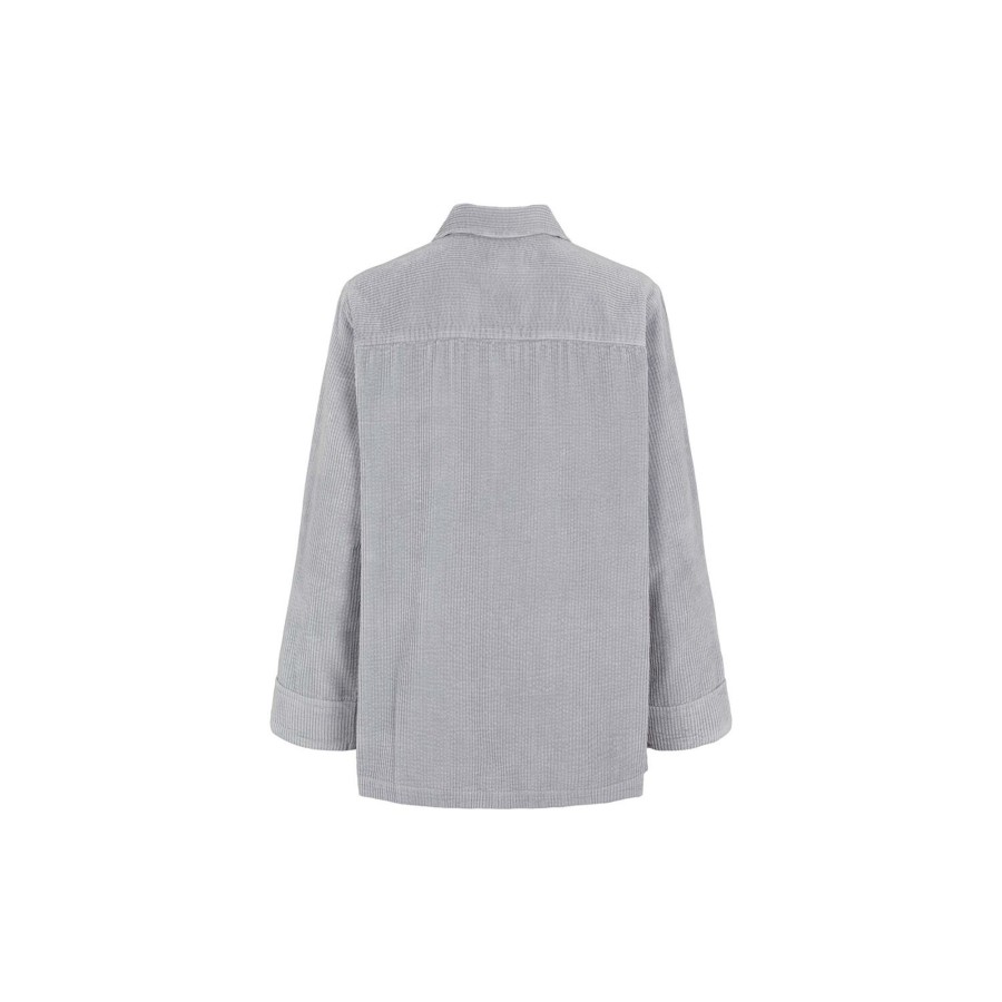 Dame esmé studios Skjorter & Bluser | Estilia Shirt Jacket, Quarry