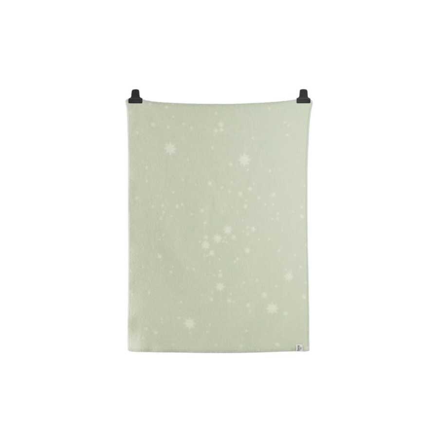 Born Røros Tweed Soveudstyr | Orion Half Size Throw, Light Green