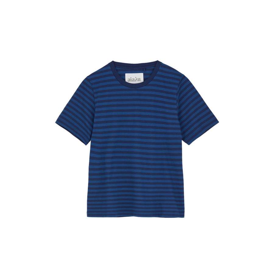 Dame Aiayu Toppe & T-Shirts | Light Short Sleeve, Mix Navy