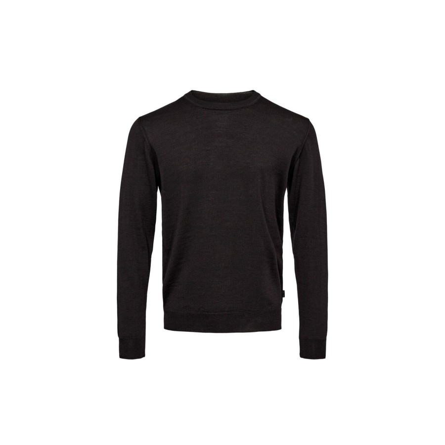 Herre SAND Copenhagen Strik & Bluser | Merino Pre Iq, Dark Brown