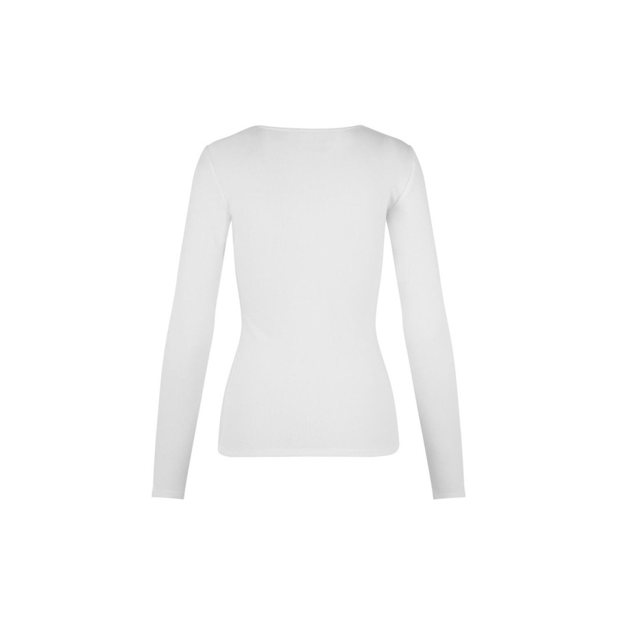 Dame Modström Toppe & T-Shirts | Toxiemd Ls Top, Off White