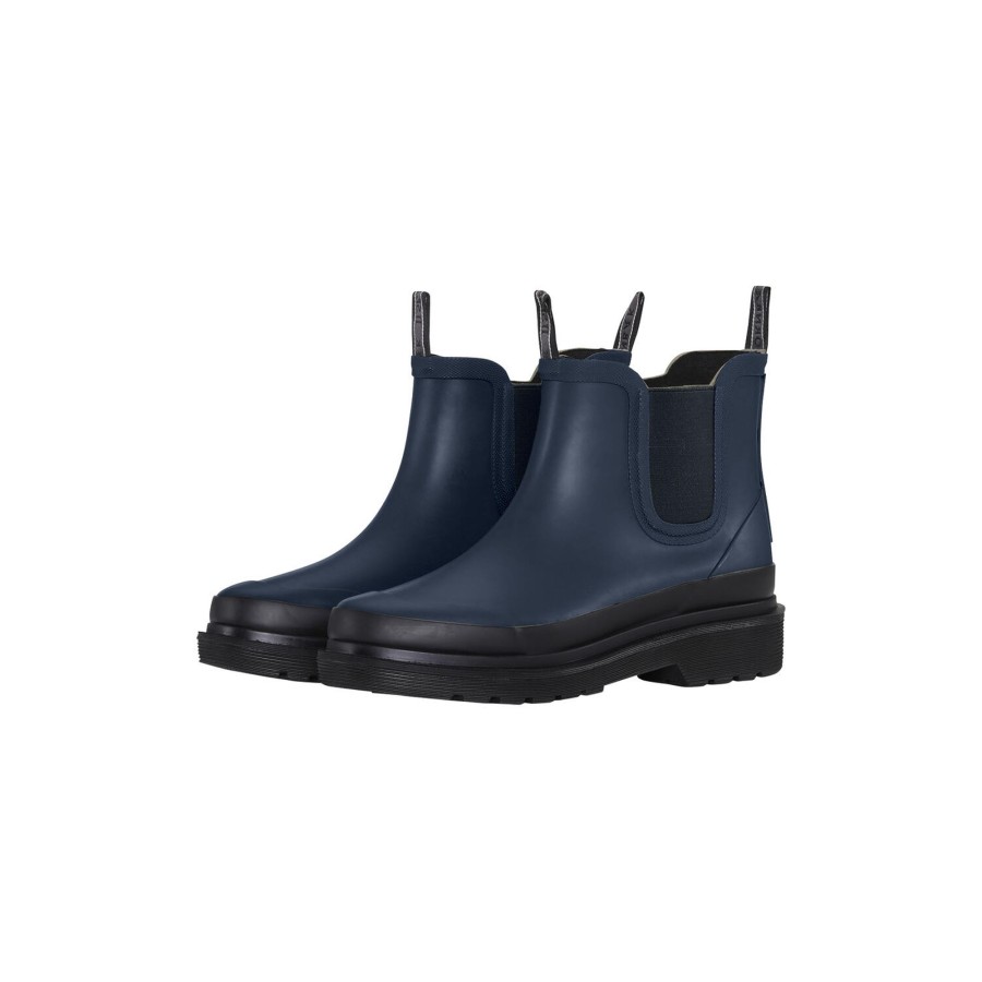 Dame Ilse Jacobsen Hornbæk Gummistovler | Short Rubber Boots, Dark Indigo