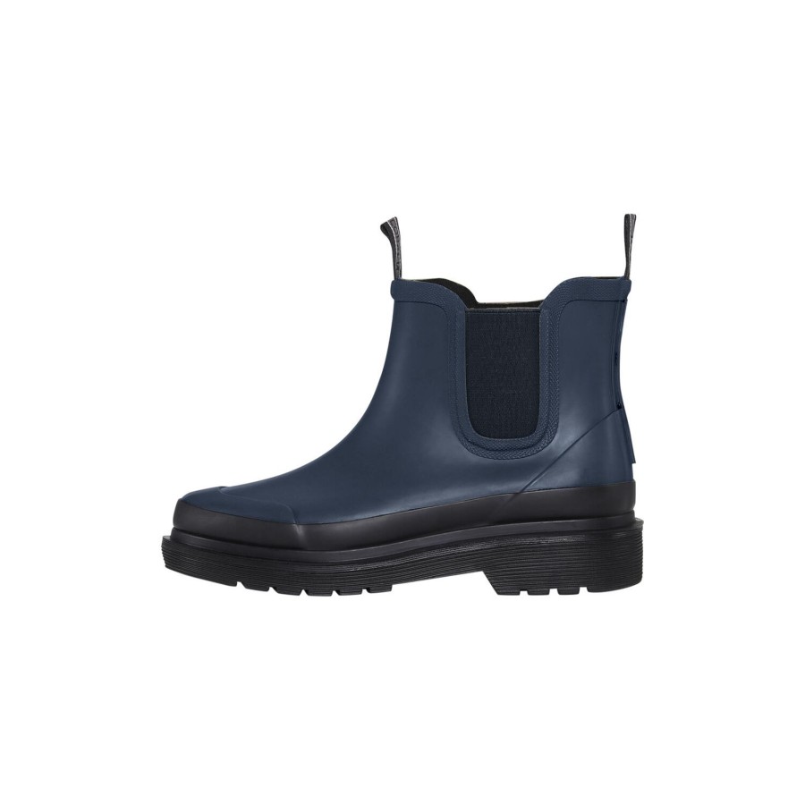 Dame Ilse Jacobsen Hornbæk Gummistovler | Short Rubber Boots, Dark Indigo