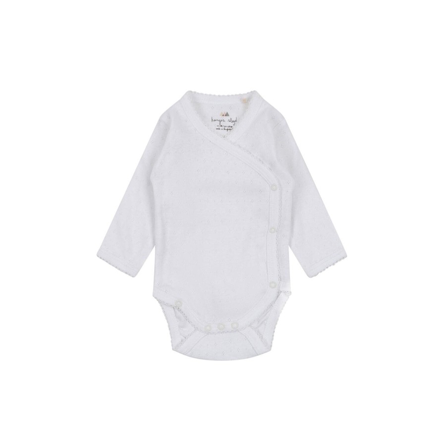 Born Konges Sløjd Bodyer | Minnie Newborn Body, Optic White