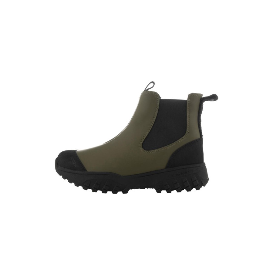 Dame WODEN Gummistovler | Magda Track Waterproof, Dark Olive