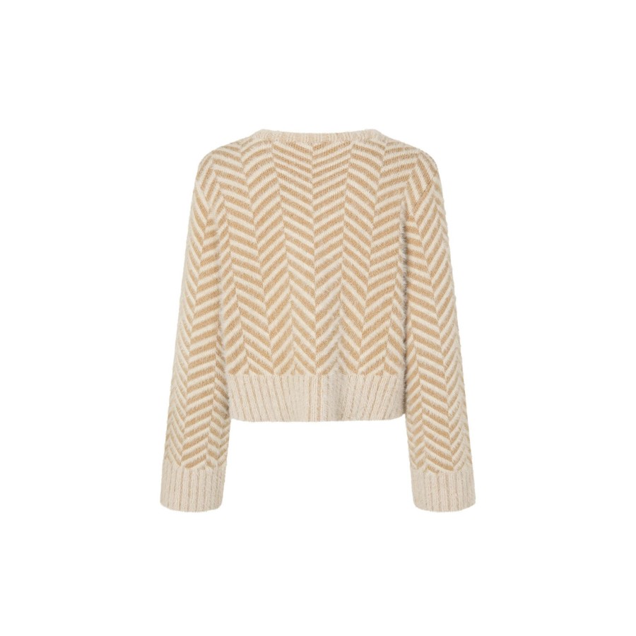 Dame Modström Strik | Floriamd Cardigan, Summer Sand