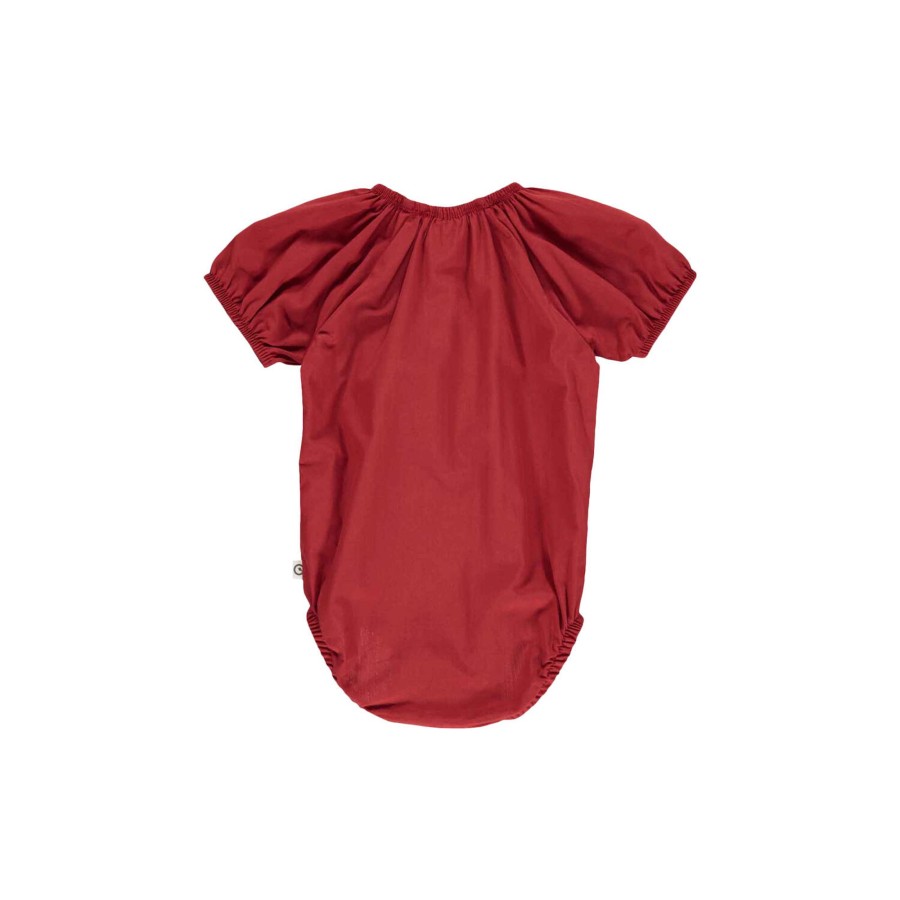 Born Müsli by Green Cotton Bodyer | Poplin Body, Berry Red