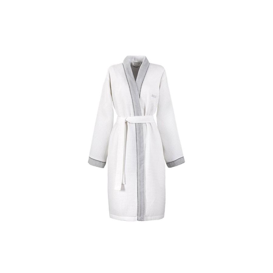 Dame BOSS Home Nattoj & Loungewear | Therms Badekabe, White