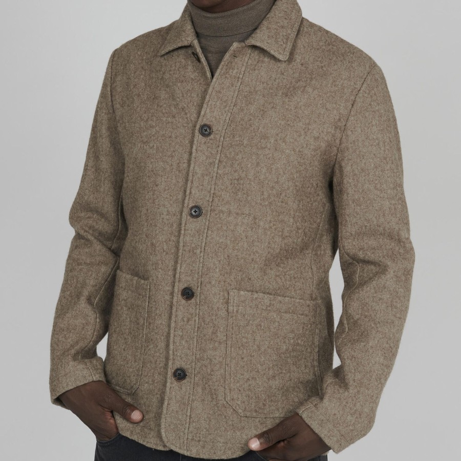 Herre Matinique Overshirts | Mawork C Jacket, Teak