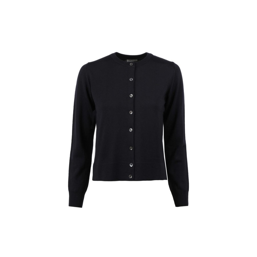 Dame Stenströms Strik | Sigrid Knit Cardigan, Black