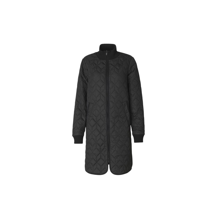 Dame Ilse Jacobsen Hornbæk Overtoj | Art06 Outdoor Coat, Black