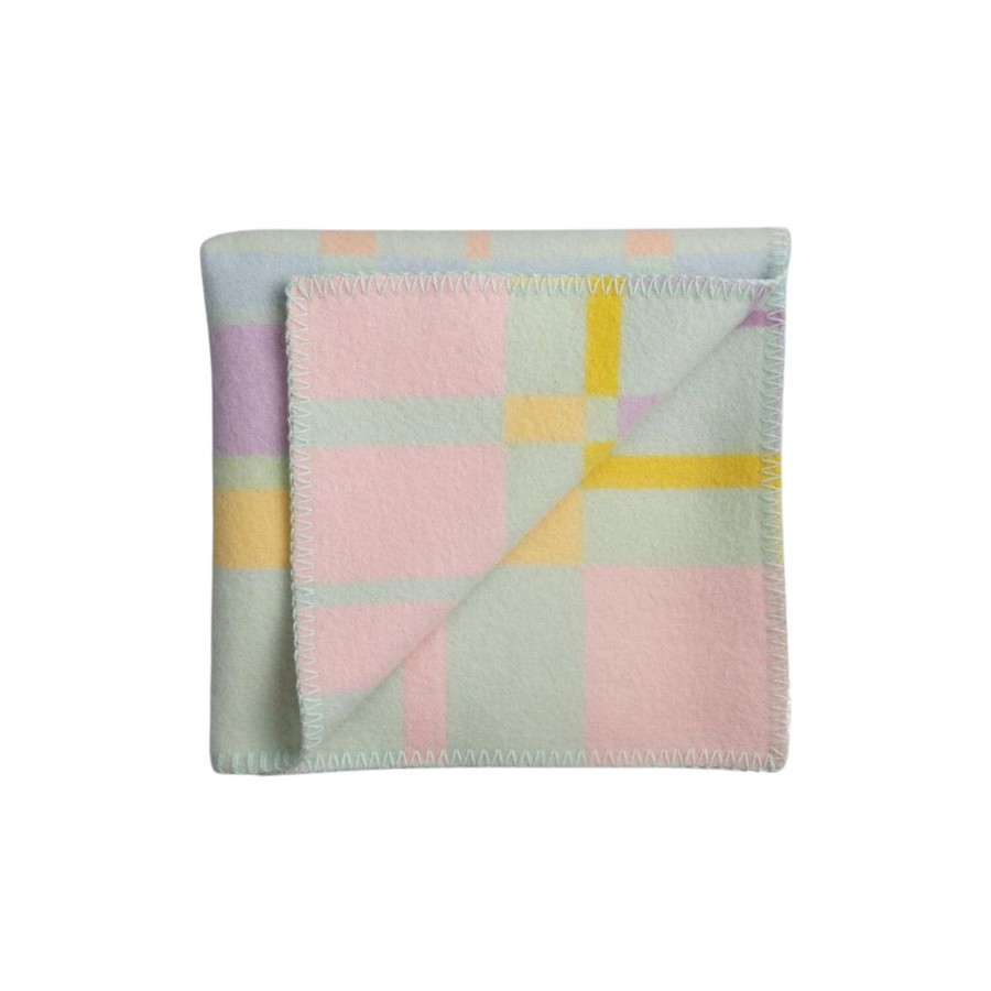 Born Røros Tweed Soveudstyr | City Half Size Throw, Pastel