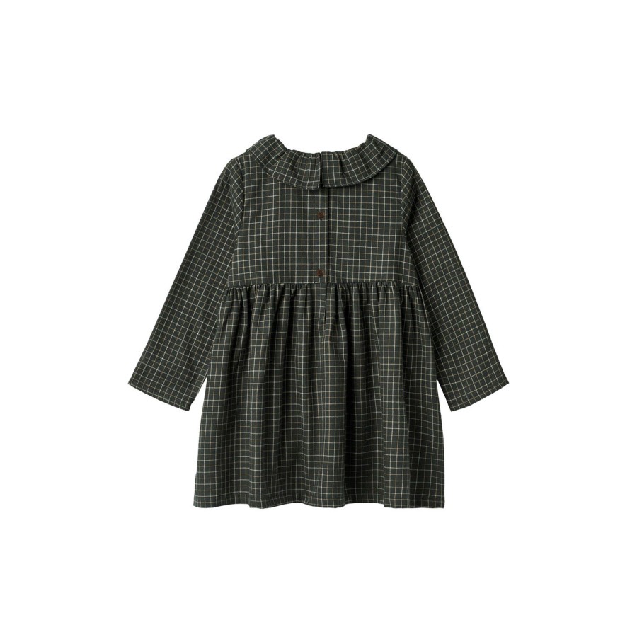 Born Wheat Kjoler | Dress Violetta, 0026 Black Coal Check