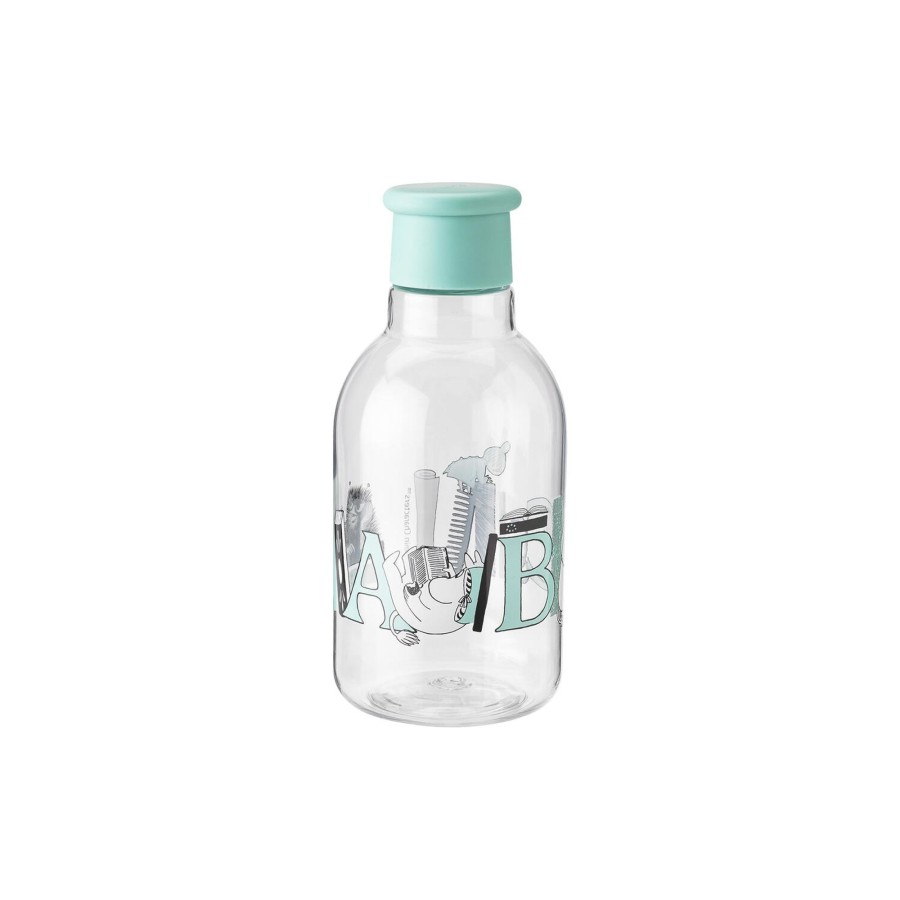 Born RIG-TIG Spiseudstyr | Moomin Abc Drink-It Drikkeflaske, Moomin Turqouise