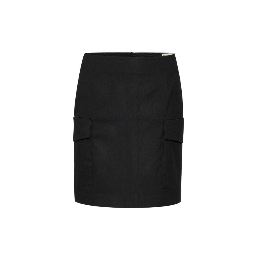 Dame InWear Nederdele | Waiiw Skirt, Black