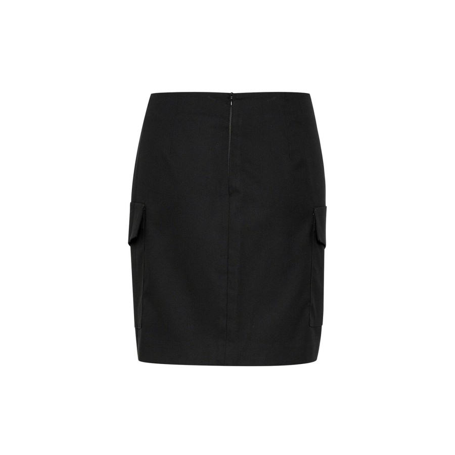 Dame InWear Nederdele | Waiiw Skirt, Black