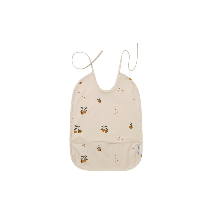 Born Liewood Spiseudstyr | Lai Bib, Peach/Sandy