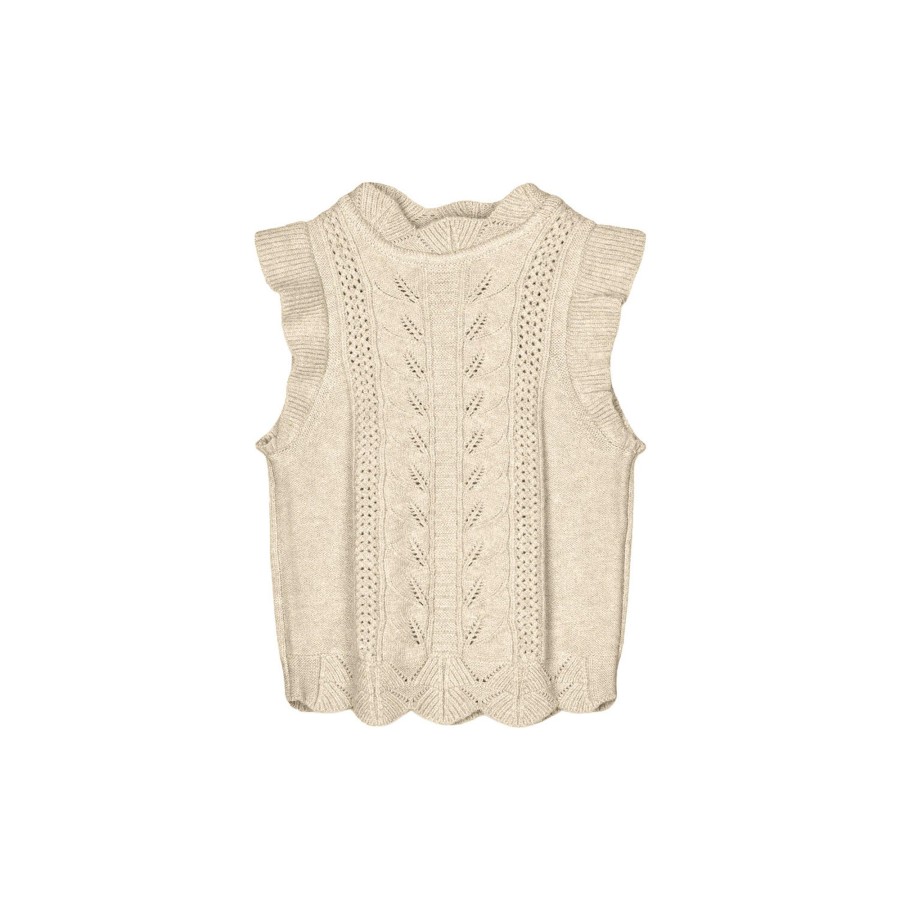 Born Fliink Strik & Cardigans | Alilly Vest, Sandshell