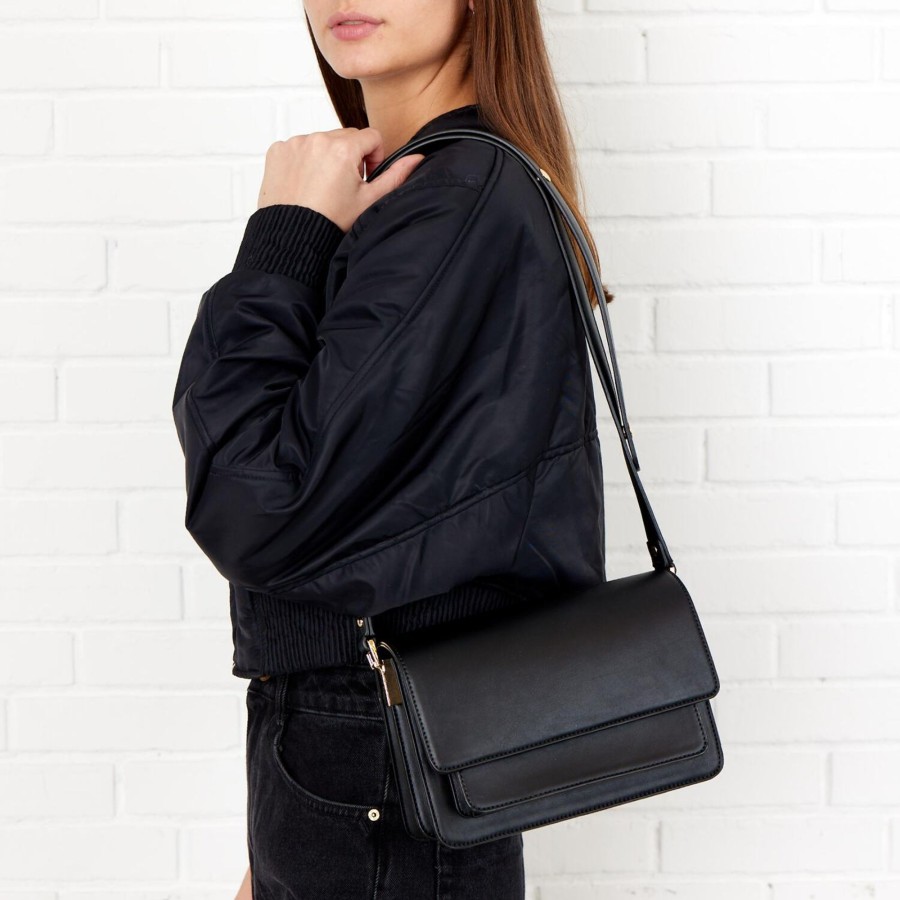 Dame Bella Ballou Skuldertasker | Trio Cross Body Taske, Black