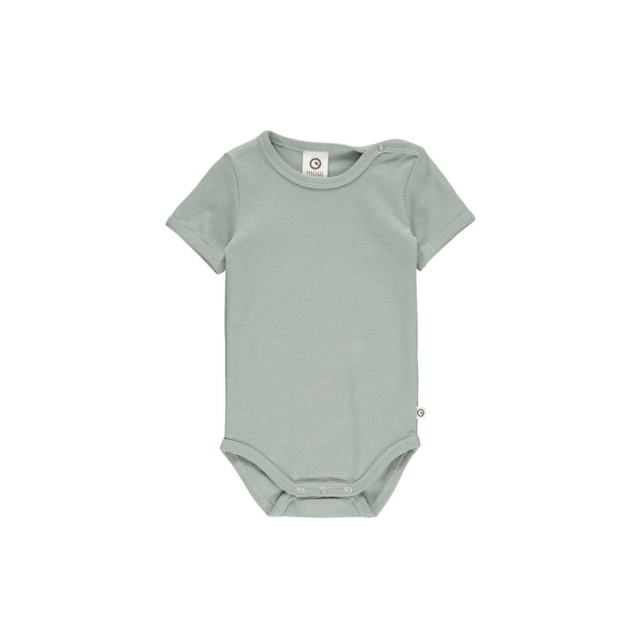 Born Müsli by Green Cotton Bodyer | Waffle Body, Spa Green