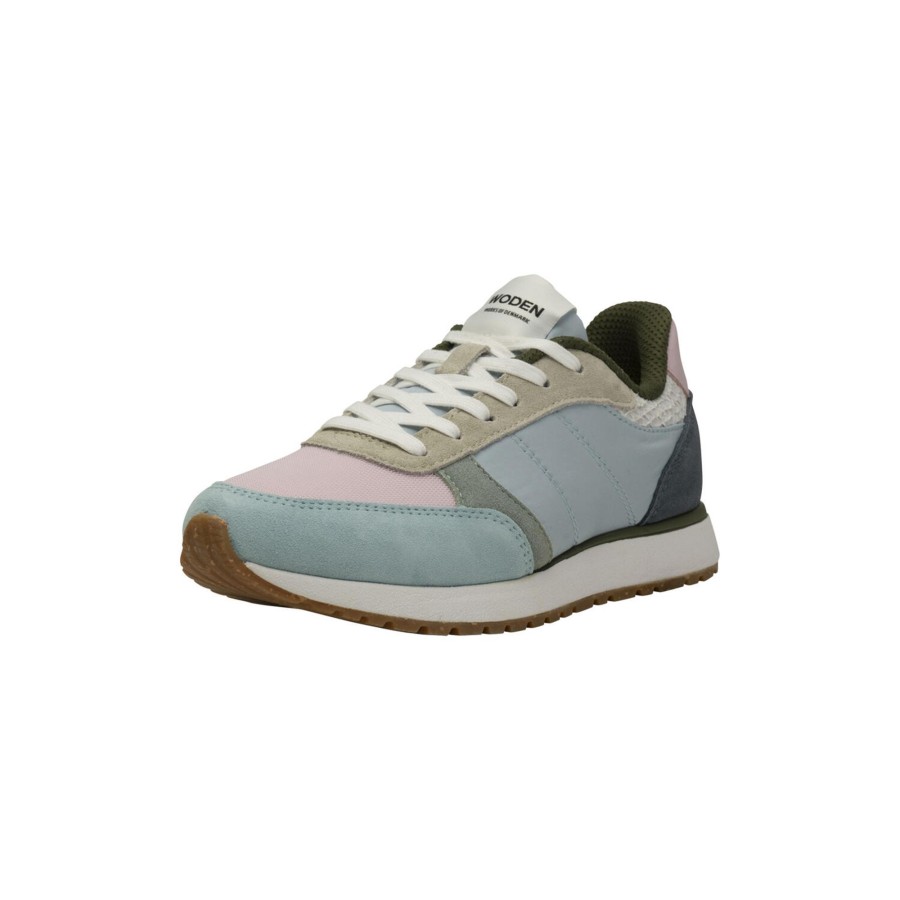 Dame WODEN Flade Sko & Sneakers | Ronja, Ice Blue Multi