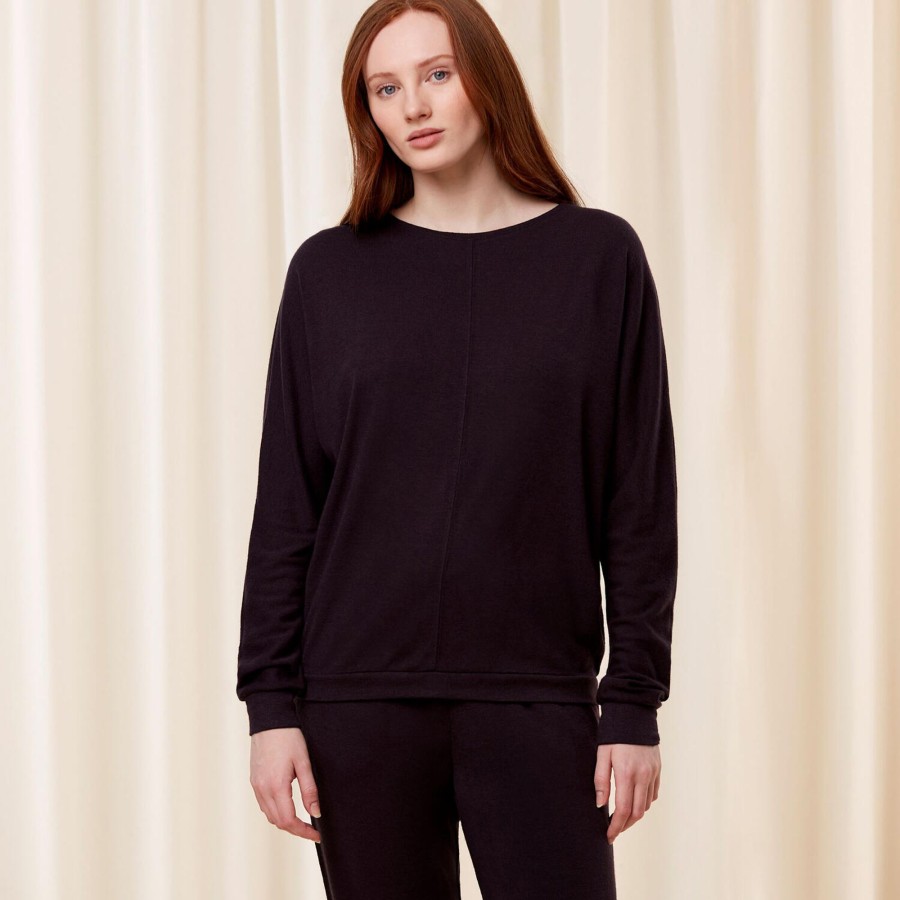 Dame Triumph Nattoj & Loungewear | Cozy Comfort Top 01, Midnight Purple