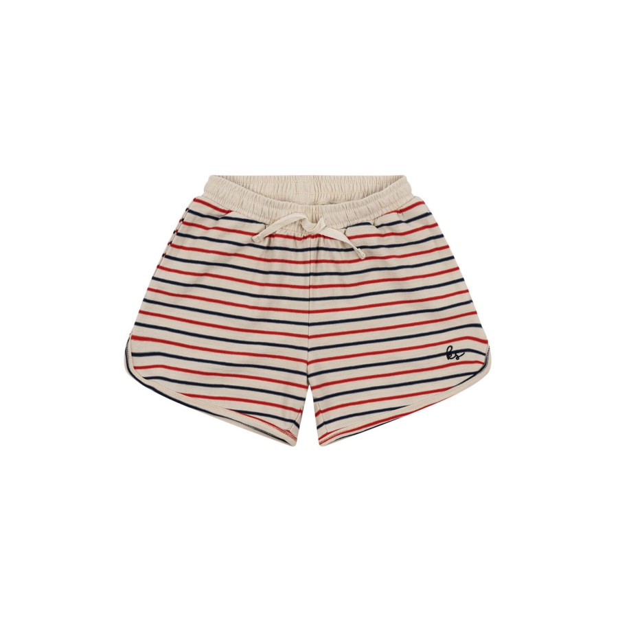 Born Konges Sløjd Shorts & Bloomers | Lin Classic Shorts, Tricolore Stripes