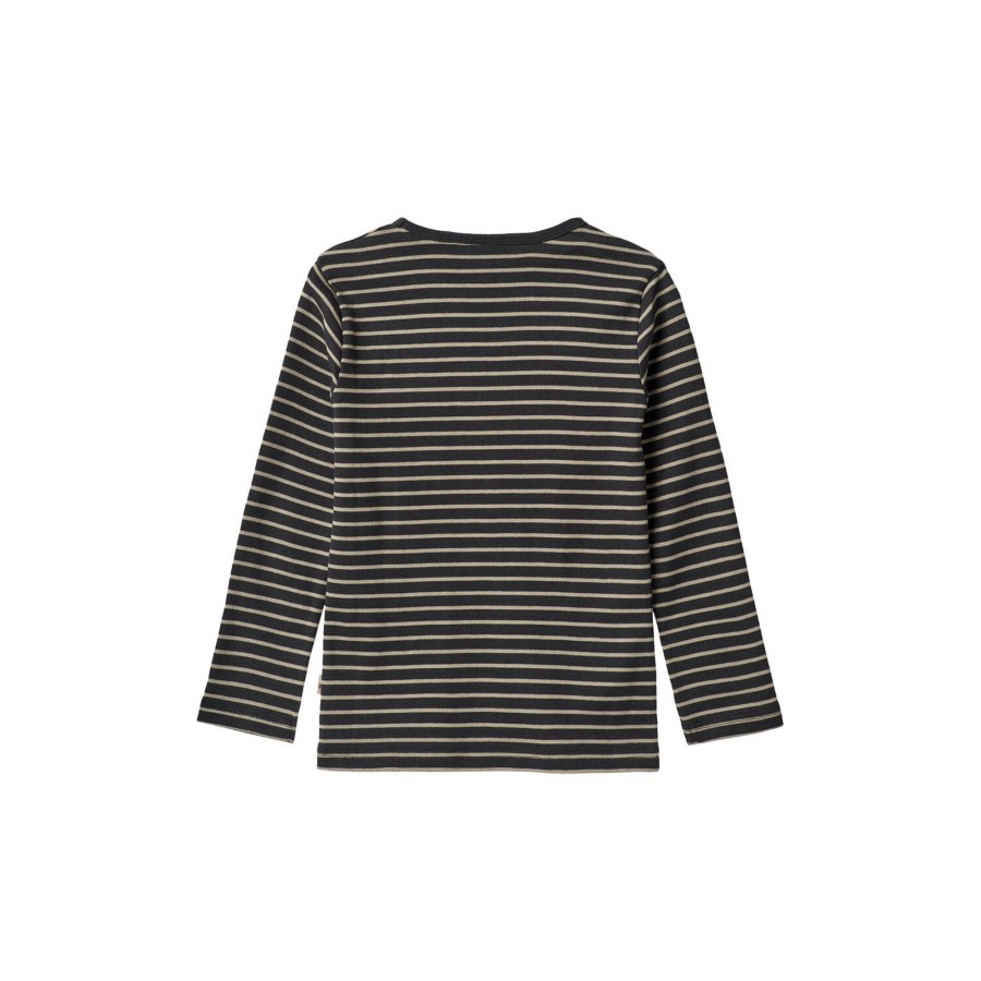 Born Wheat Bluser & Skjorter | T-Shirt Stig, 1433 Navy Stripe