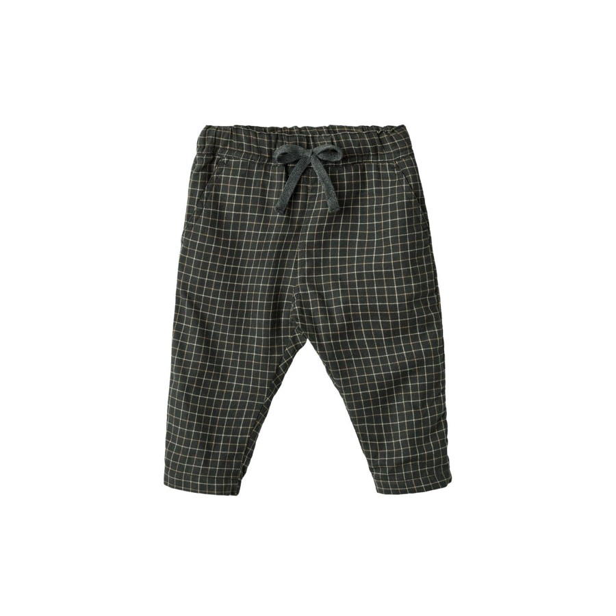 Born Wheat Bukser & Leggings | Trousers Rufus Lined, 0026 Black Coal Check