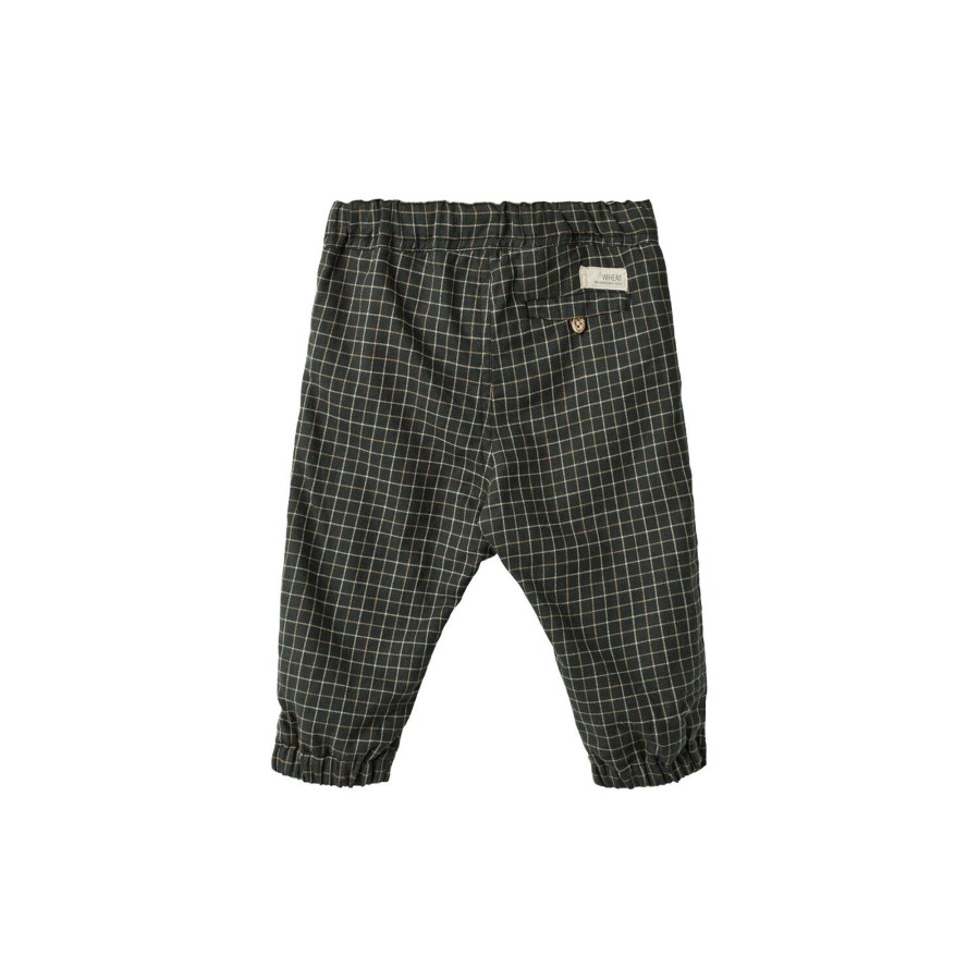 Born Wheat Bukser & Leggings | Trousers Rufus Lined, 0026 Black Coal Check