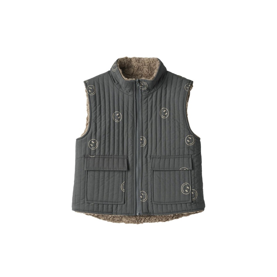 Born Fliink Overtoj | Wow Turnable Waistcoat, Magnet Aop