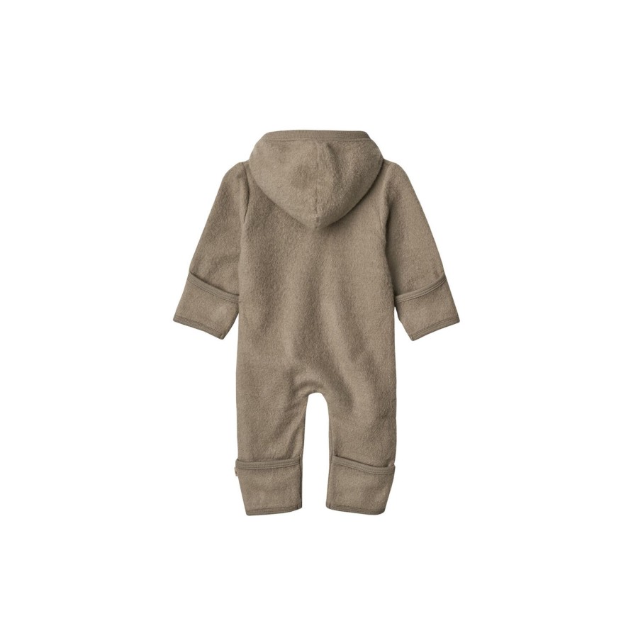 Born Wheat Overtoj | Wool Fleece Suit Ata, 0099 Grey Stone