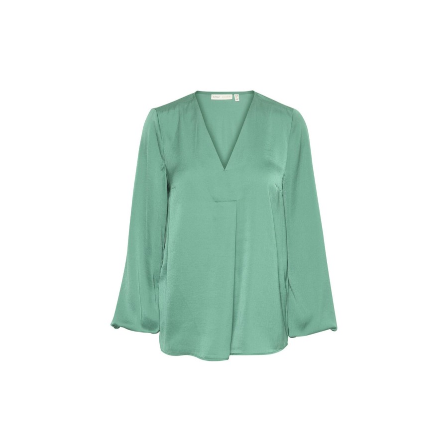 Dame InWear Skjorter & Bluser | Rindaiw Blouse, Emerald Green