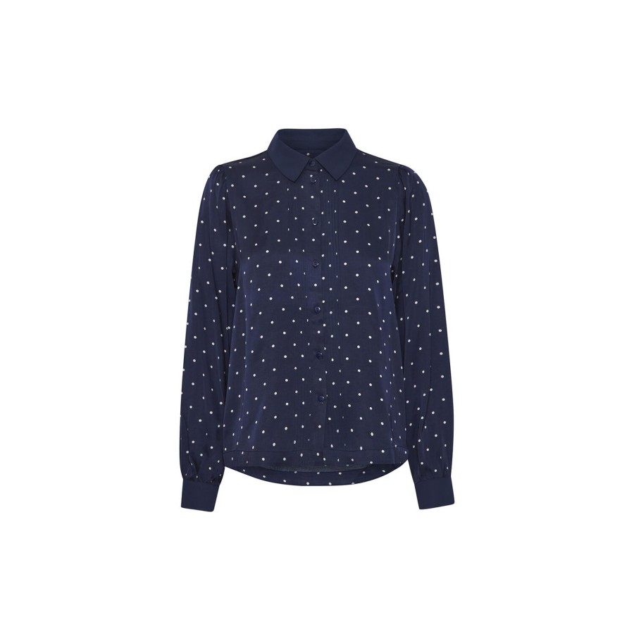 Dame Atelier Rêve Skjorter & Bluser | Irbernadotte Shirt, Maritime Blue