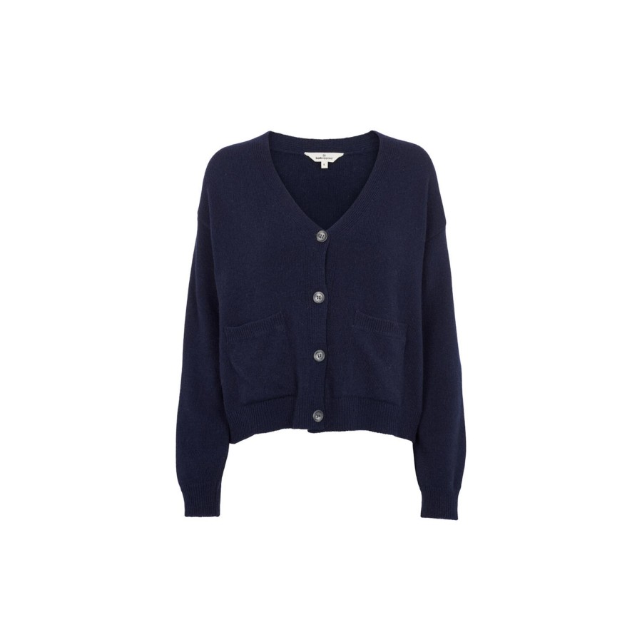 Dame Basic Apparel Strik | Lise Pocket Cardigan, Sky Captain