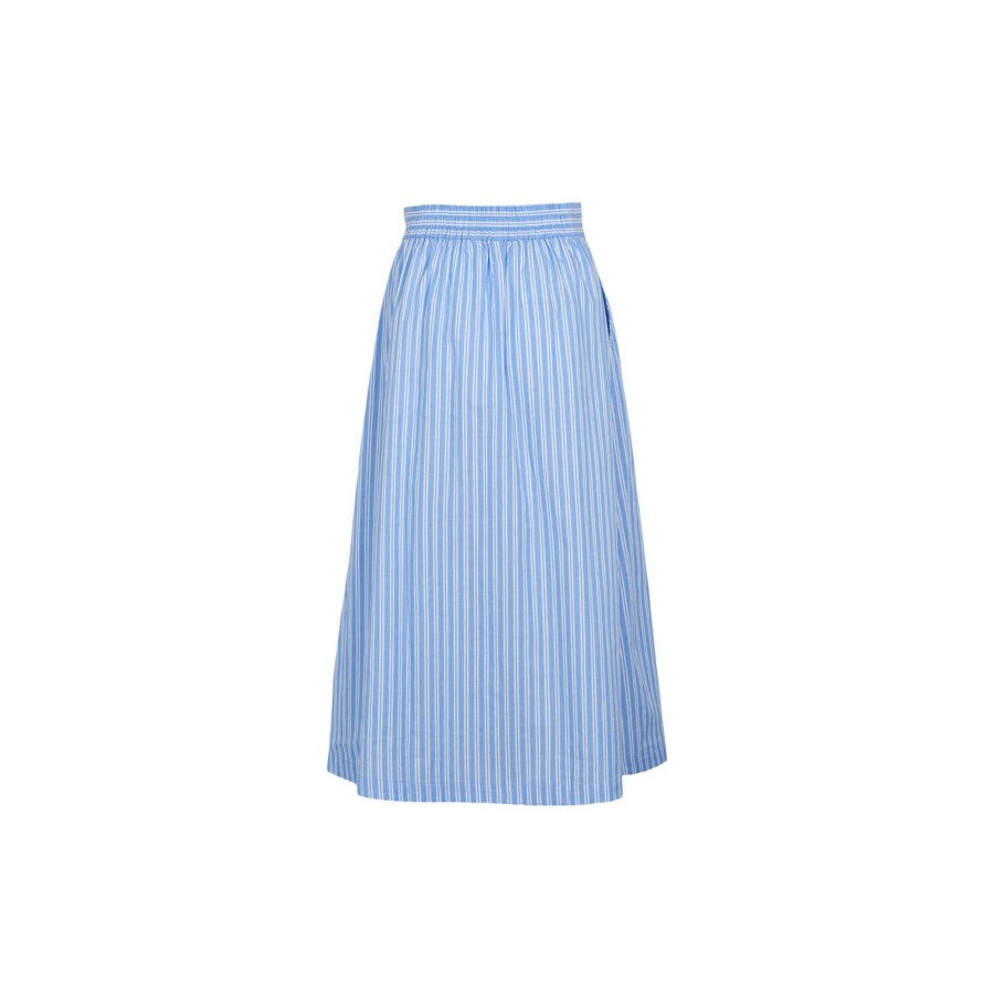 Dame Basic Apparel Nederdele | Merri Skirt, Princess Blue/Bright White