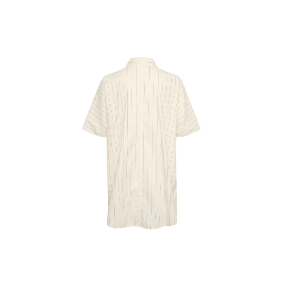 Dame InWear Skjorter & Bluser | Emaniw Shirt, Vanilla Stripes