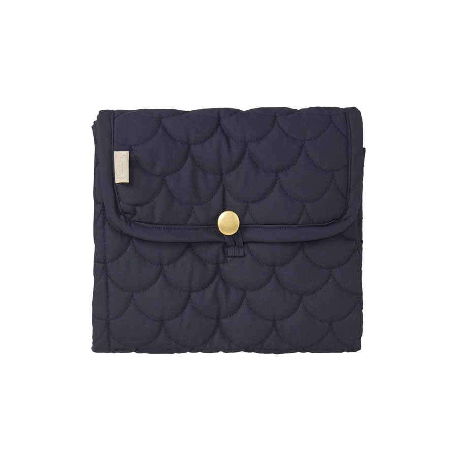 Born Cam Cam Copenhagen Pusle Og Pleje | Quiltet Pusleunderlag, Navy