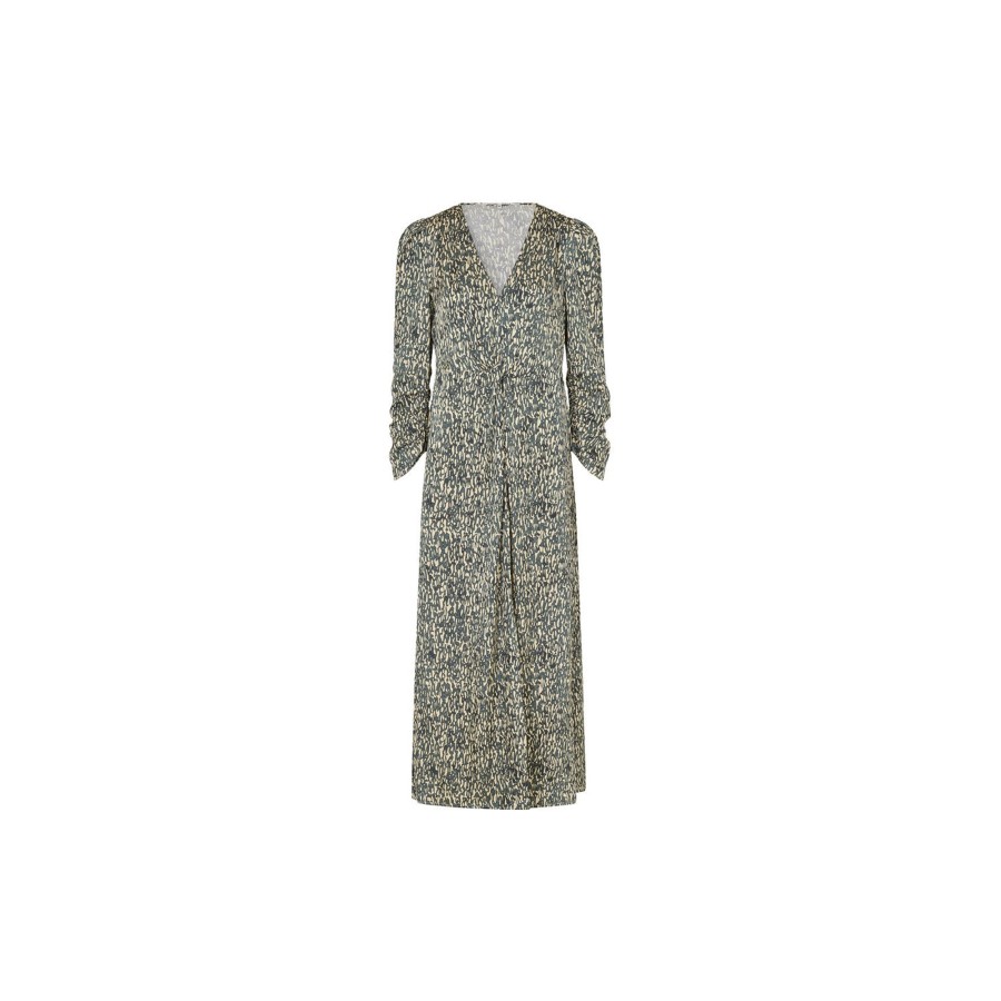 Dame Second Female Kjoler | Luna Maxi Dress, Woodland Gray