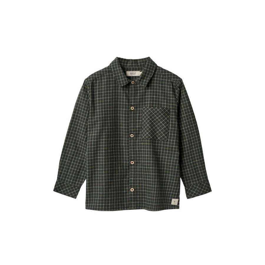 Born Wheat Bluser & Skjorter | Shirt Oscar, 0026 Black Coal Check