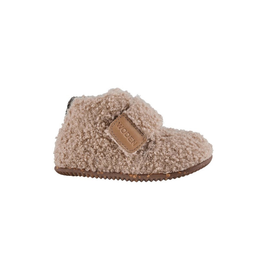 Born WODEN KIDS Hjemmesko | Kim Teddy, 705 Beige