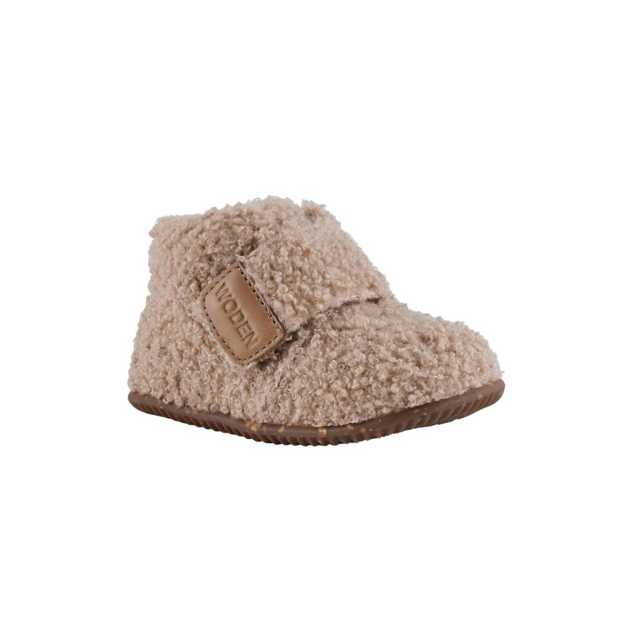 Born WODEN KIDS Hjemmesko | Kim Teddy, 705 Beige