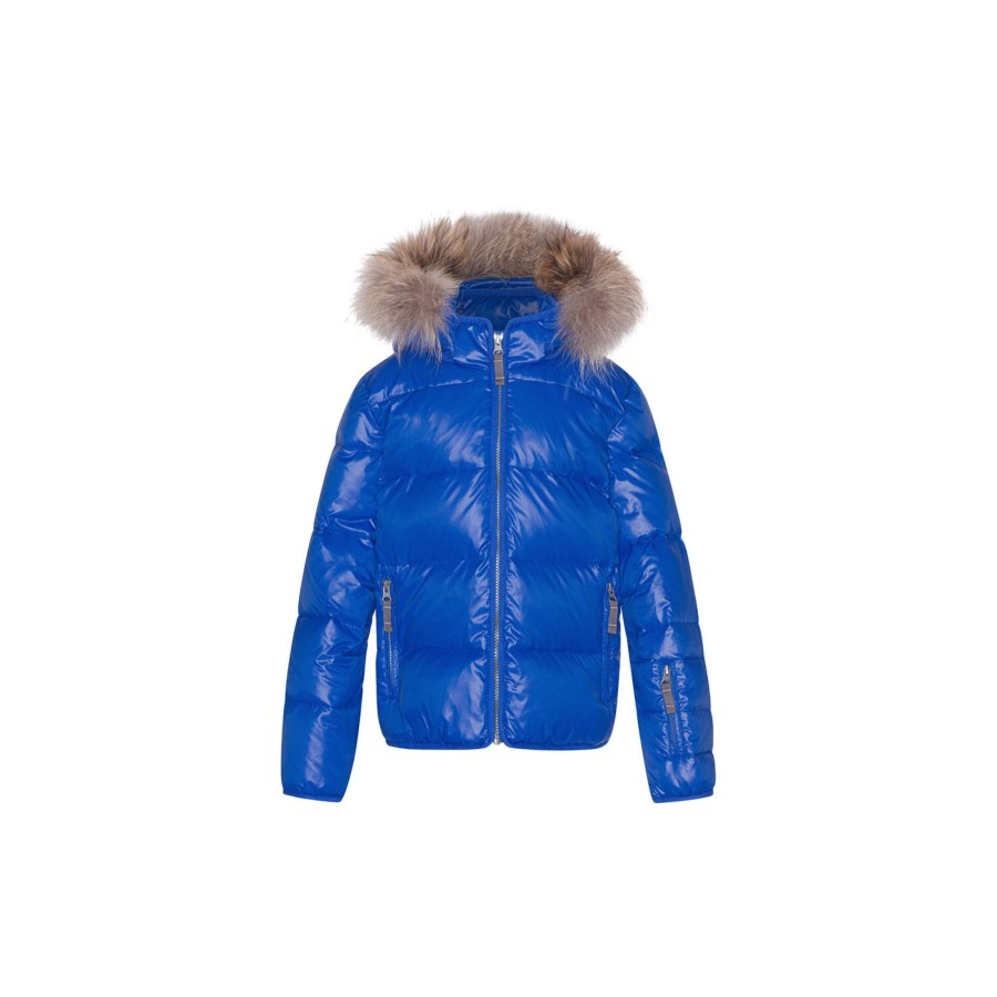 Born VER de TERRE Overtoj | Featherlight Jacket With Fur, 650 Skydiver