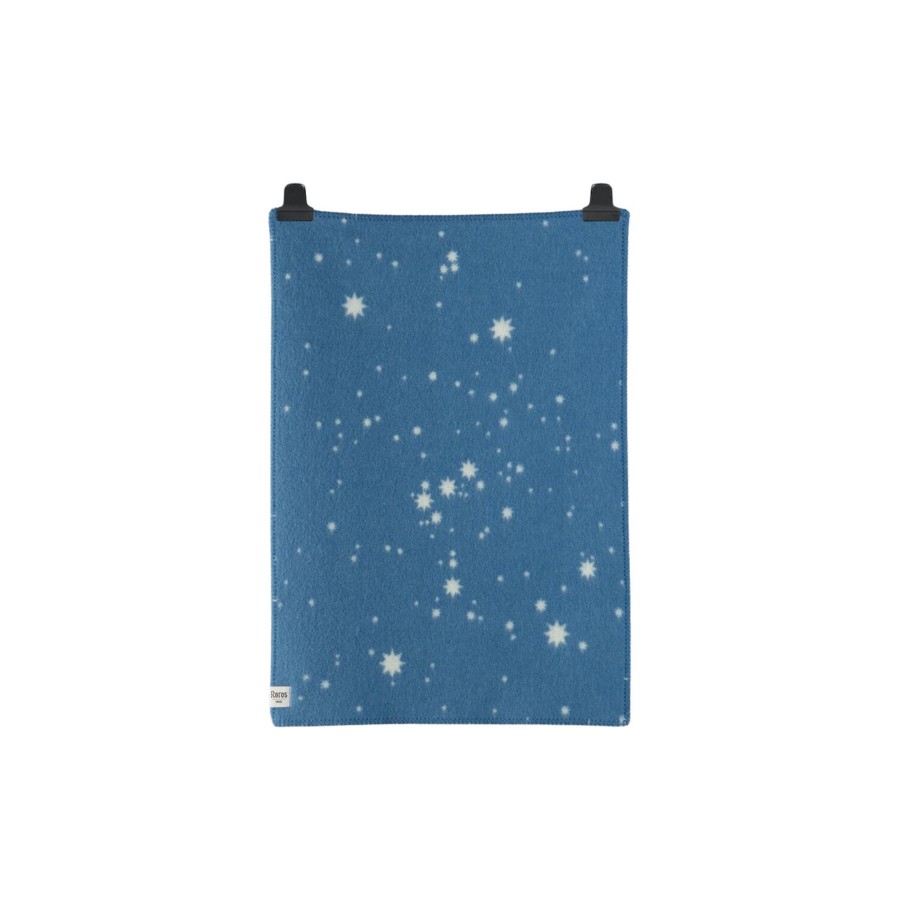 Born Røros Tweed Soveudstyr | Orion Baby Size Throw, Blue