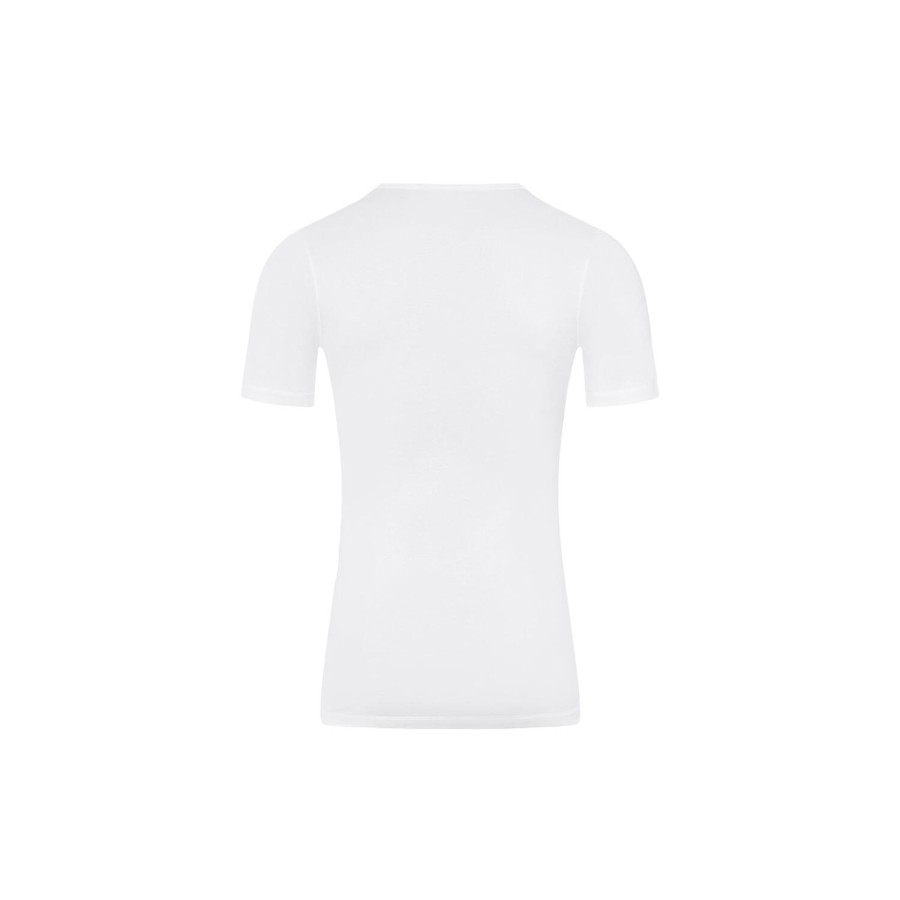 Herre HANRO Undertoj | Cotton Pure Ss Shirt V-Neck, White