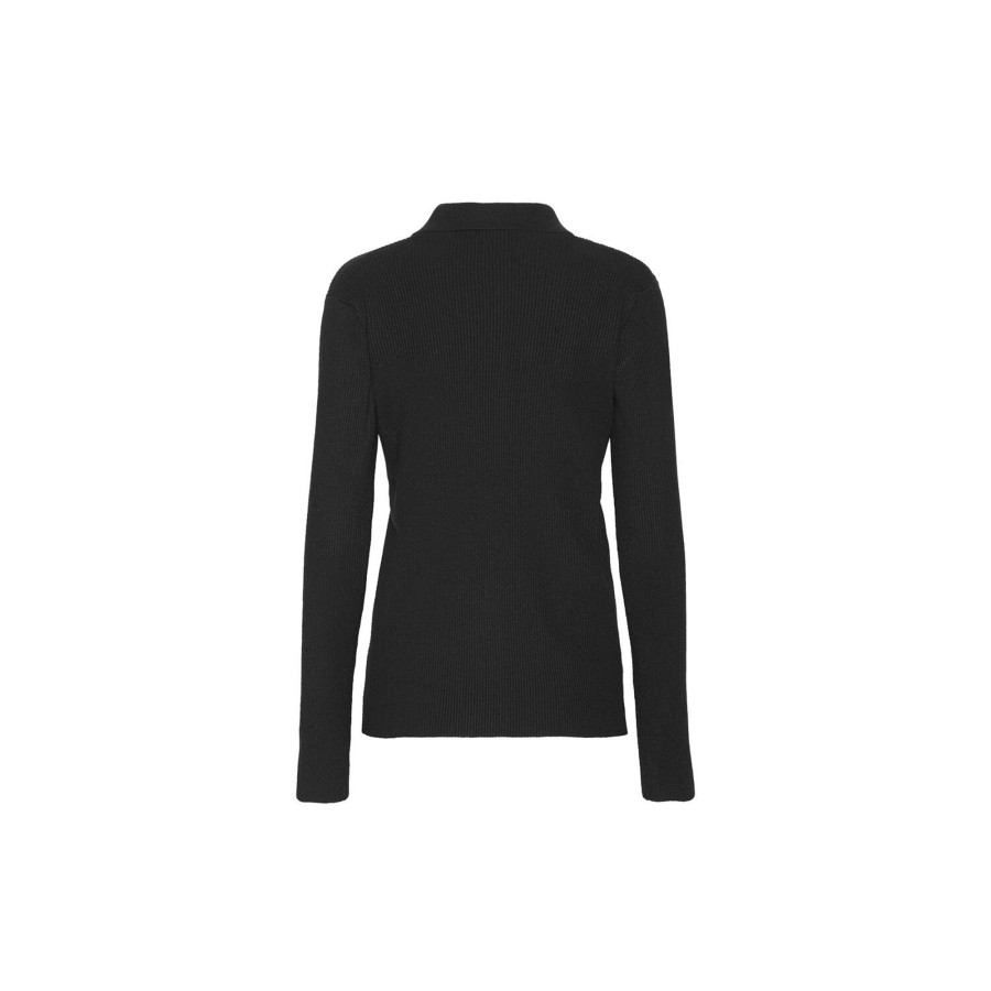 Dame Ilse Jacobsen Hornbæk Strik | Knit Blouse, Black