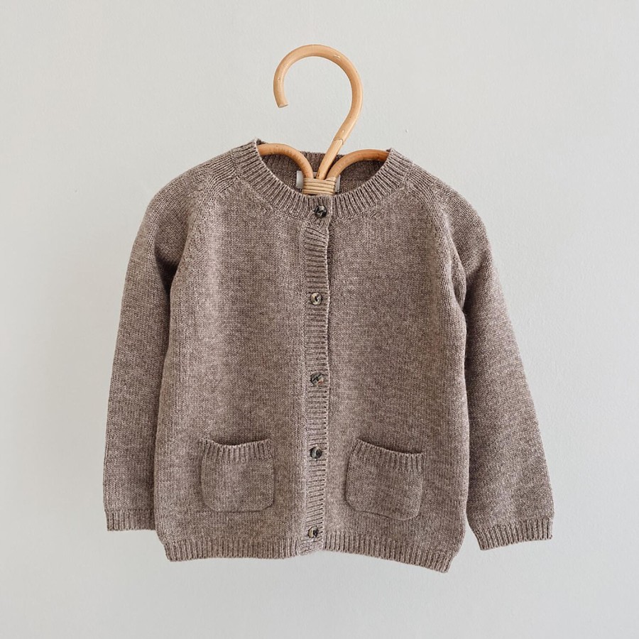 Born Lalaby Strik & Cardigans | Bobbie Cardigan Baby, Toast