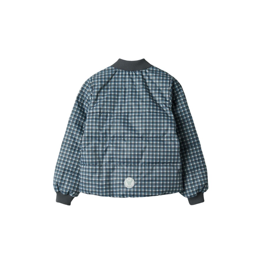 Born Wheat Overtoj | Summer Puffer Jacket Malo, 1306 Blue Check